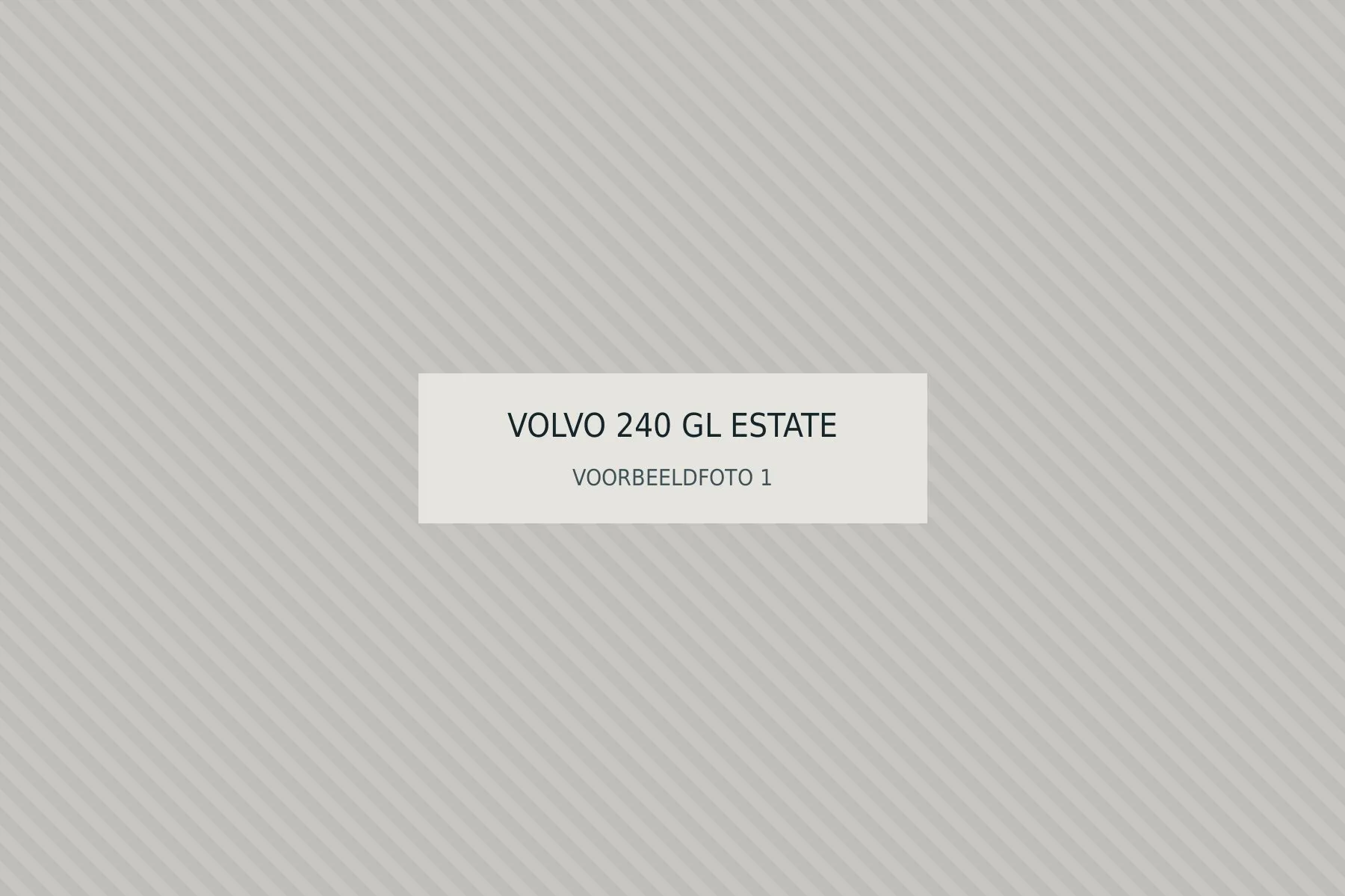 Volvo 240 GL Estate